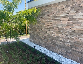 Engineered stone wall cladding - BROKEN ROCK - Wild stone - interior /  exterior / textured